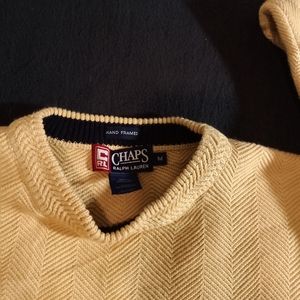Chaps Ralph Lauren Sweater Yellow Saiz M